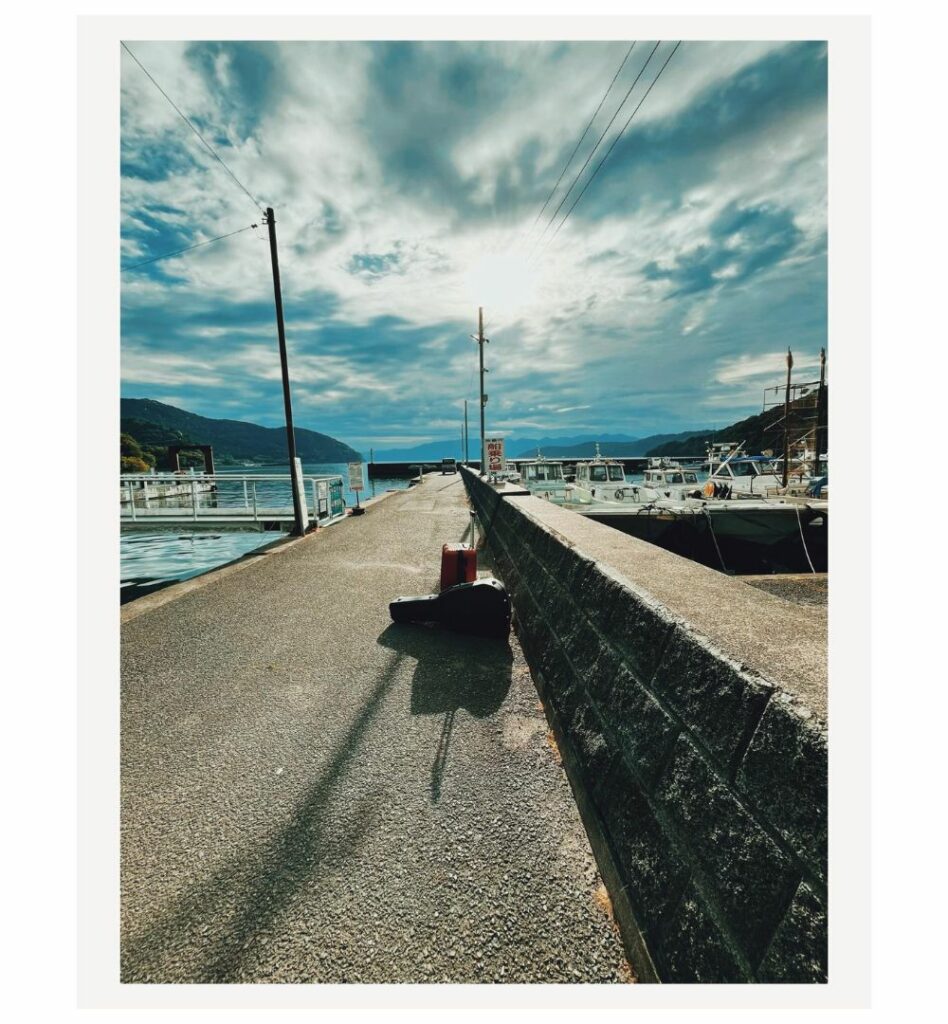 En attendant le bateau pour l'île de Okishima