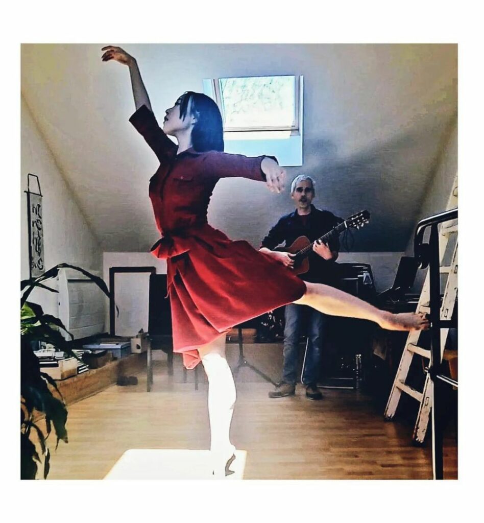 Création en Bourgogne avec la danseuse Mai Torii